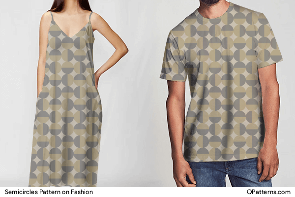 Semicircles Pattern on fashion