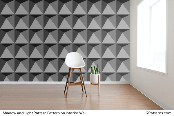 Shadow and Light Pattern Pattern on interior-wall