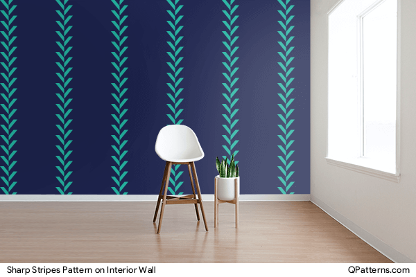 Sharp Stripes Pattern on interior-wall