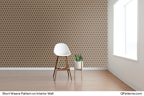 Short Weave Pattern on interior-wall