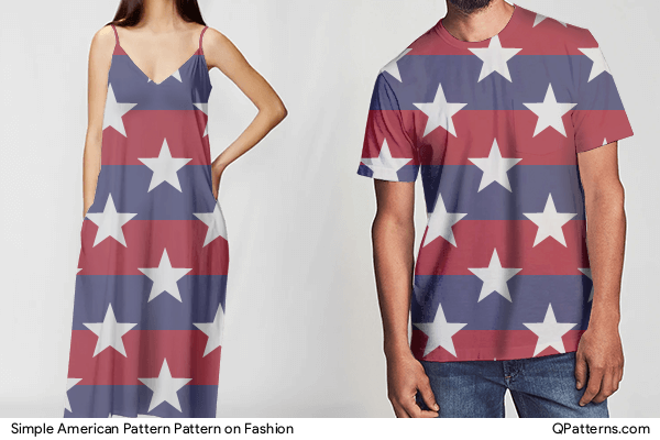 Simple American Pattern Pattern on fashion