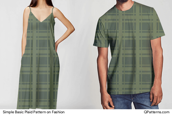 Simple Basic Plaid Pattern on fashion