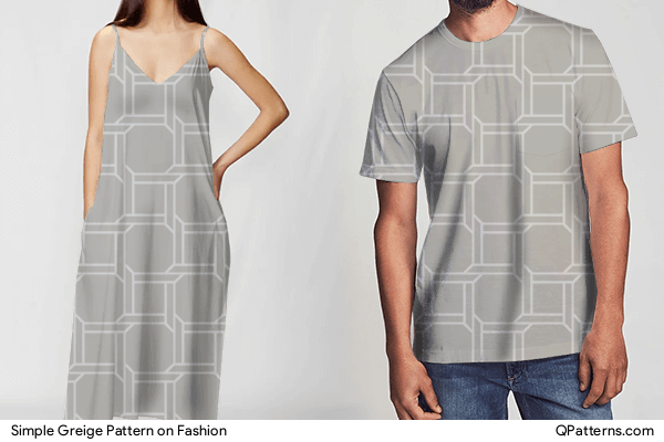 Simple Greige Pattern on fashion