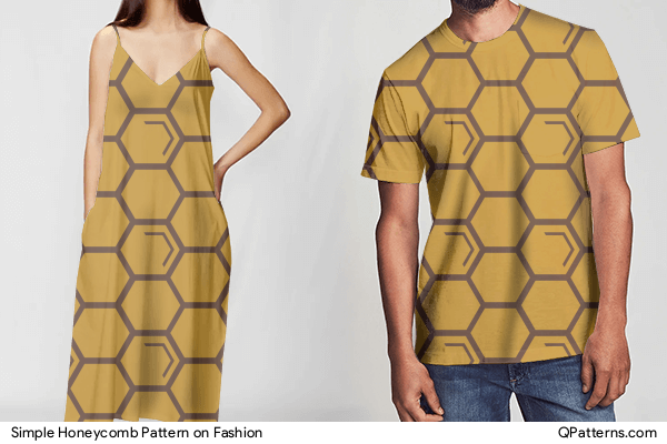Simple Honeycomb Pattern on fashion