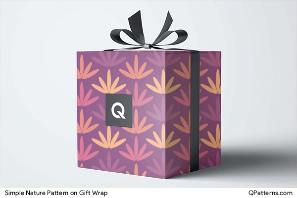Simple Nature Pattern on gift-wrap