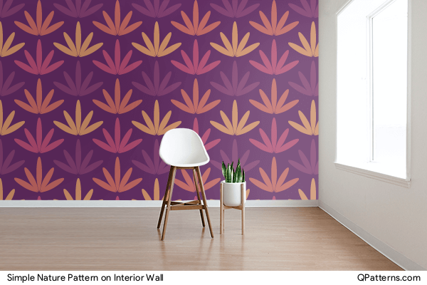 Simple Nature Pattern on interior-wall