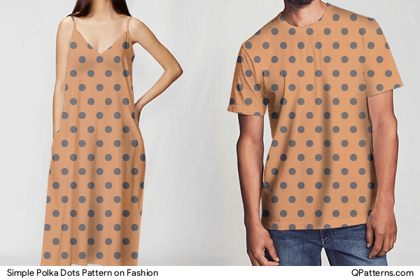 Simple Polka Dots Pattern on fashion