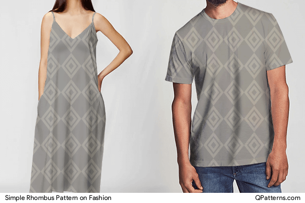 Simple Rhombus Pattern on fashion