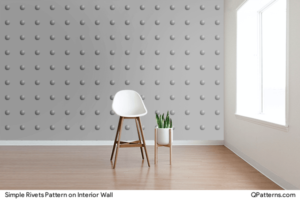 Simple Rivets Pattern on interior-wall