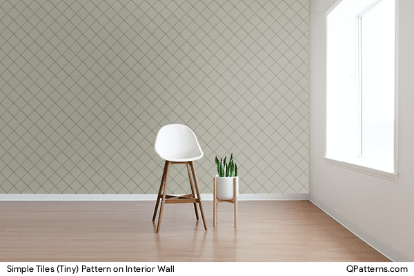 Simple Tiles (Tiny) Pattern on interior-wall