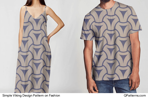 Simple Viking Design Pattern on fashion