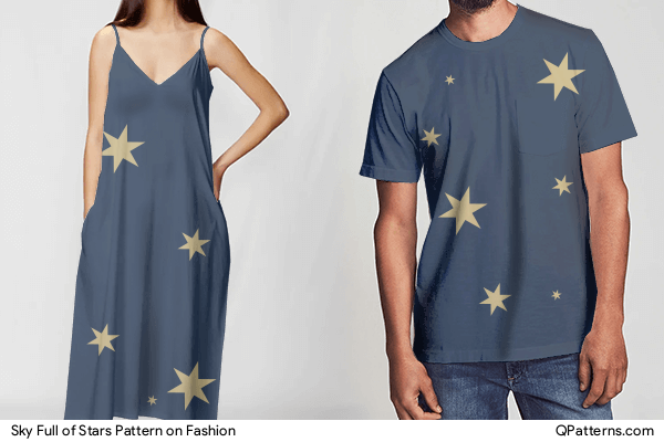 Sky Full of Stars Pattern on fashion