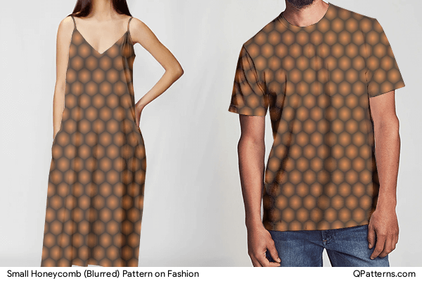 Small Honeycomb (Blurred) Pattern on fashion