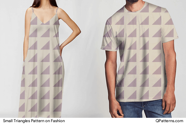Small Triangles Pattern on fashion