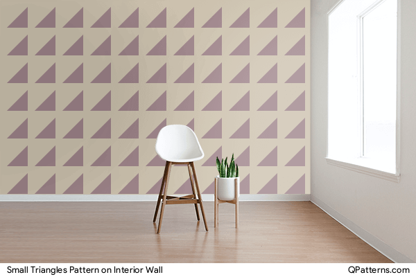 Small Triangles Pattern on interior-wall