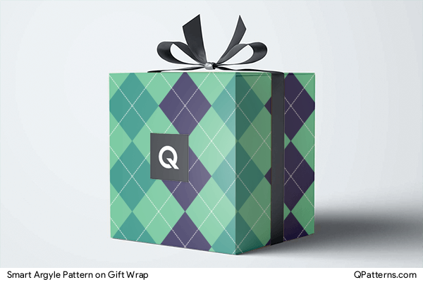 Smart Argyle Pattern on gift-wrap