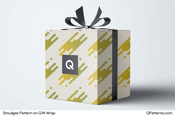 Smudges Pattern on gift-wrap