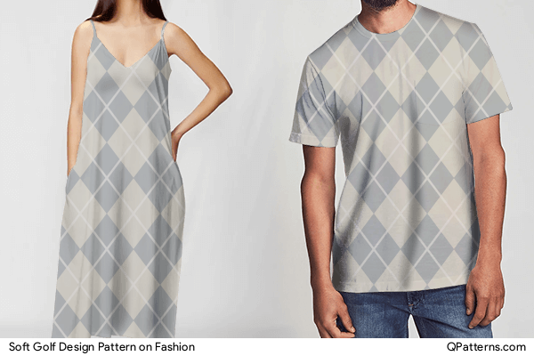 Soft Golf Design Pattern on fashion