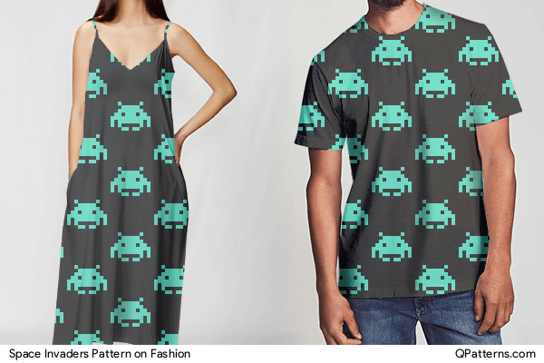 Space Invaders Pattern on fashion