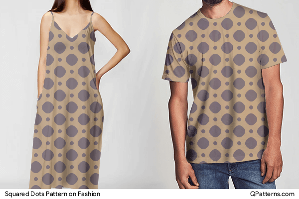 Squared Dots Pattern on fashion