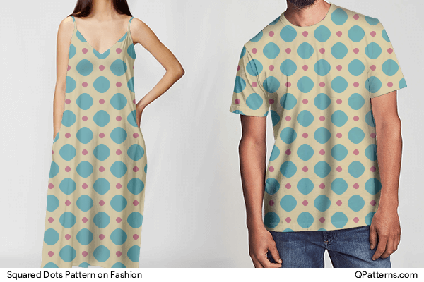 Squared Dots Pattern on fashion