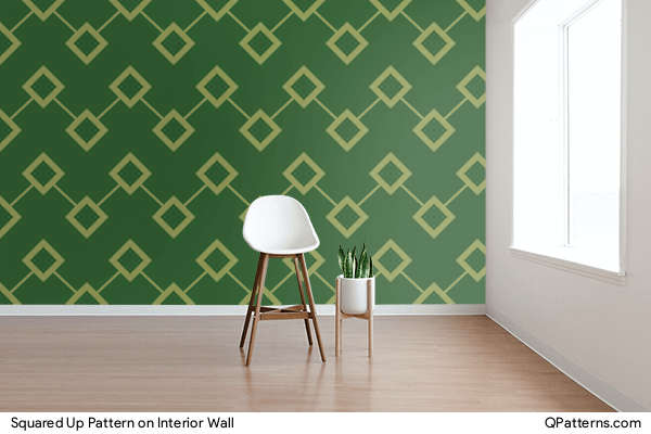 Squared Up Pattern on interior-wall
