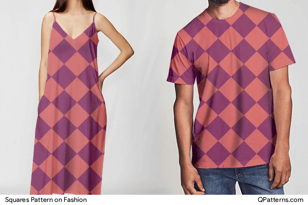 Squares Pattern on fashion