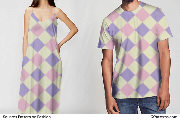 Squares Pattern on fashion