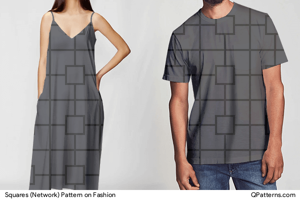 Squares (Network) Pattern on fashion