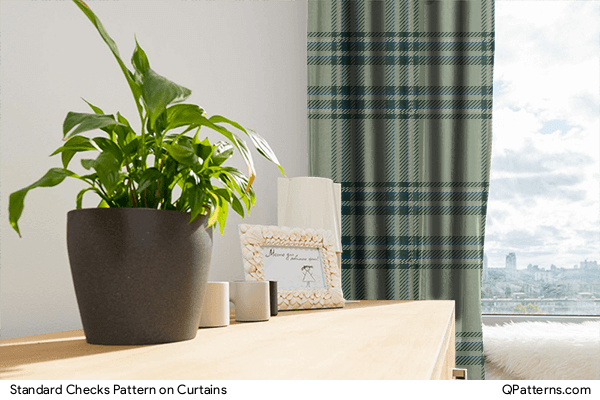 Standard Checks Pattern on curtains