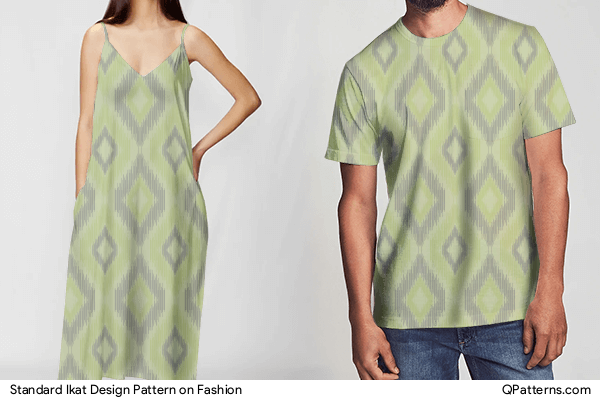 Standard Ikat Design Pattern on fashion