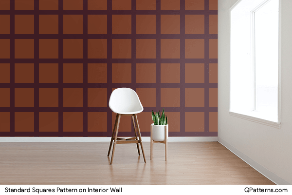 Standard Squares Pattern on interior-wall