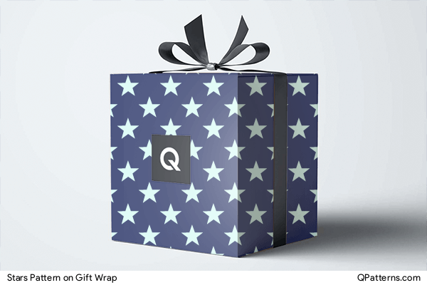Stars Pattern on gift-wrap