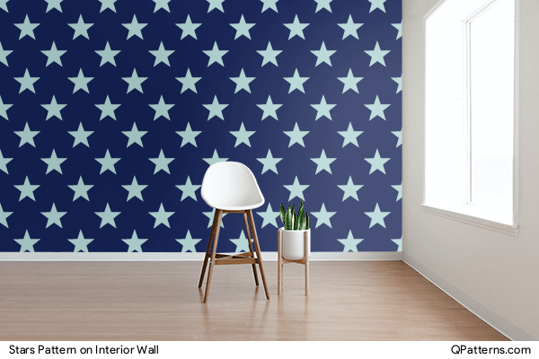 Stars Pattern on interior-wall