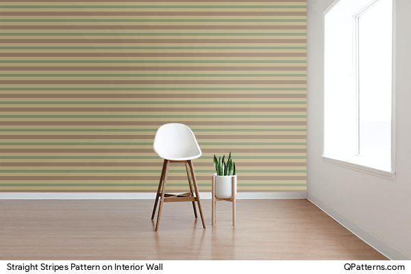 Straight Stripes Pattern on interior-wall