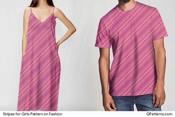 Stripes for Girls Pattern on fashion