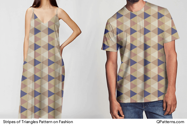 Stripes of Triangles Pattern on fashion