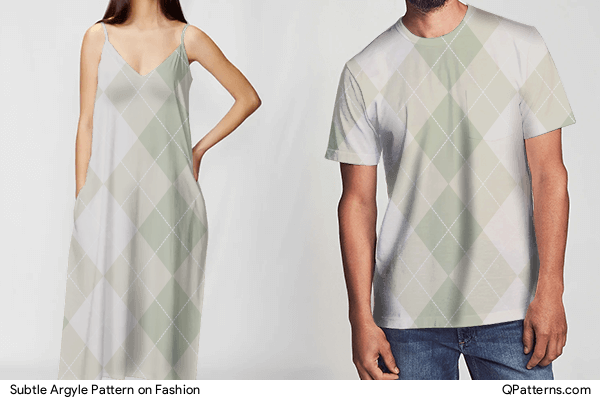 Subtle Argyle Pattern on fashion