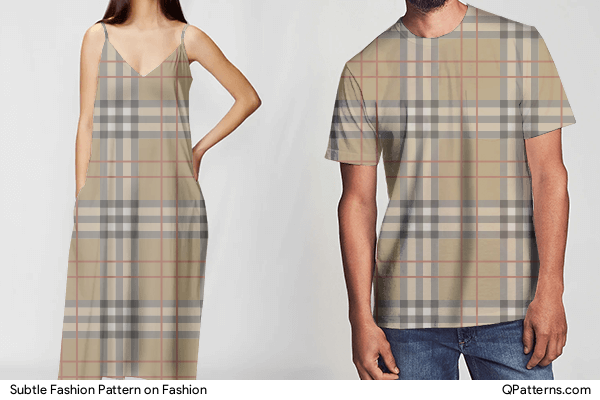 Subtle Fashion Pattern on fashion