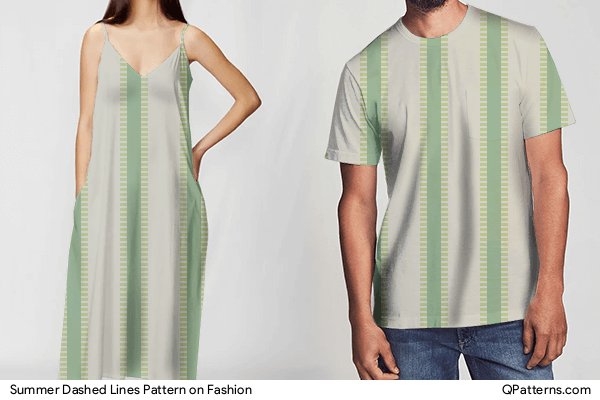 Summer Dashed Lines Pattern on fashion