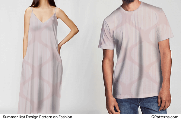 Summer Ikat Design Pattern on fashion