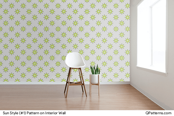 Sun Style (#1) Pattern on interior-wall