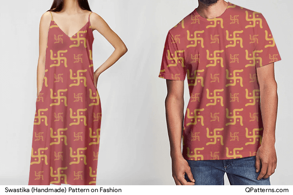 Swastika (Handmade) Pattern on fashion