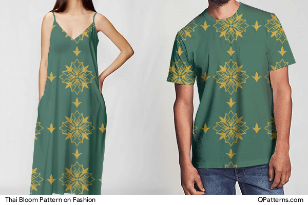 Thai Bloom Pattern on fashion