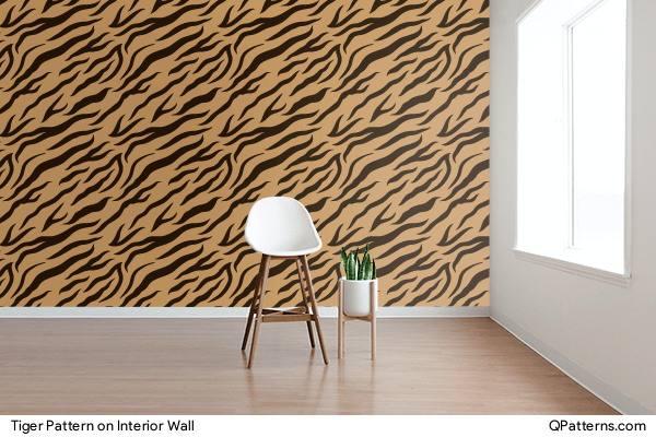 Tiger Pattern on interior-wall