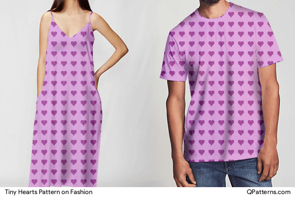 Tiny Hearts Pattern on fashion