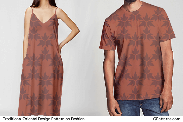 Traditional Oriental Design Pattern on fashion