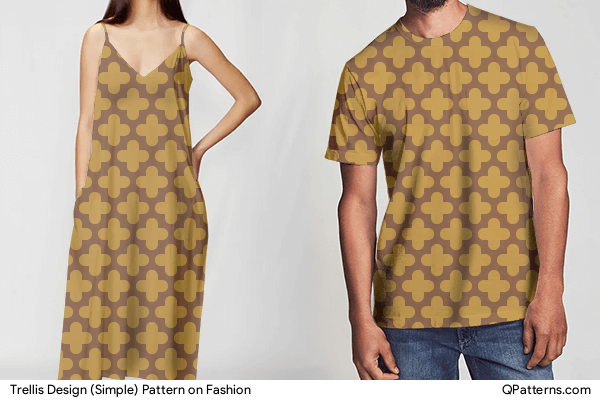 Trellis Design (Simple) Pattern on fashion