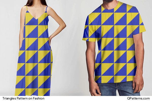 Triangles Pattern on fashion