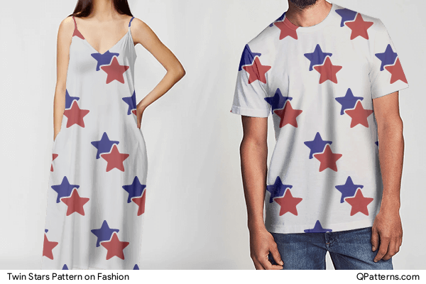 Twin Stars Pattern on fashion